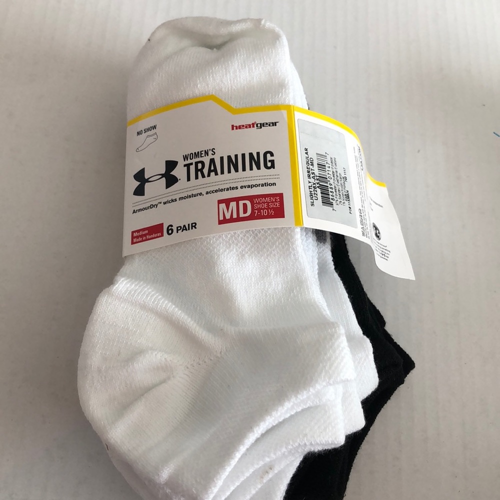 New Under Armour Women 6pairs no Show Socks